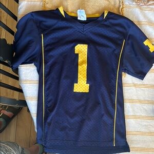 Michigan Wolverines jersey size 6/7
